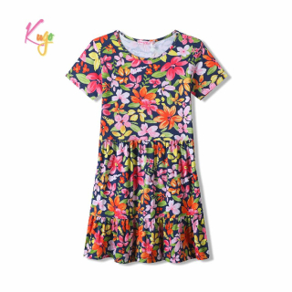 Dívčí šaty kr.r. Kugo SS3588 tmavě modré